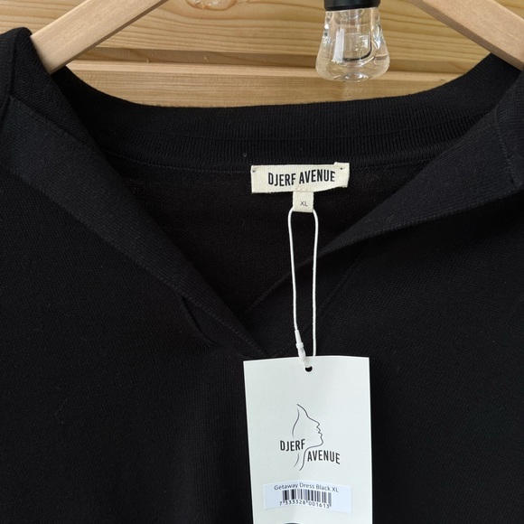 DJERF AVE GETAWAY DRESS - BLACK - Picture 3 of 3